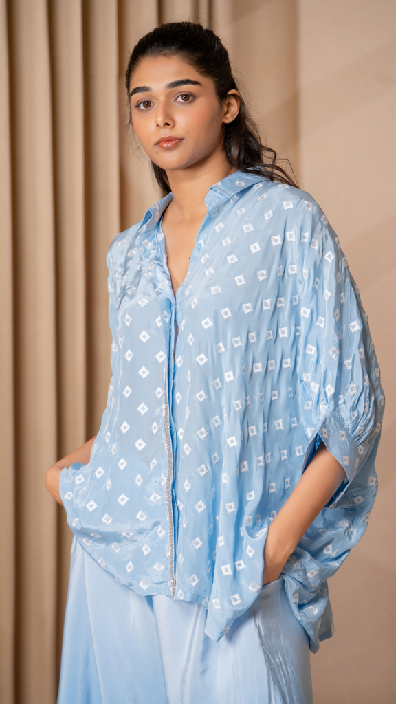 Goa Button-Down Shirt in Blue