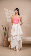 Load image into Gallery viewer, Amalfi Layered Skirt in Cream